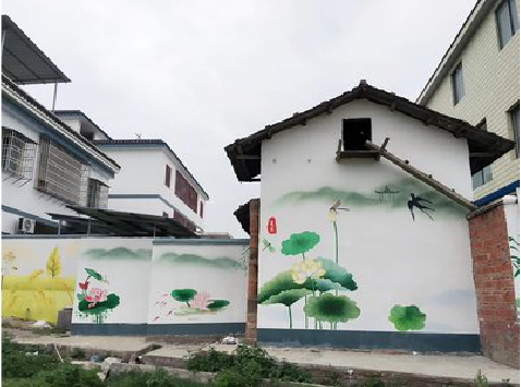 峨眉山室外墙绘-从选材到保养。