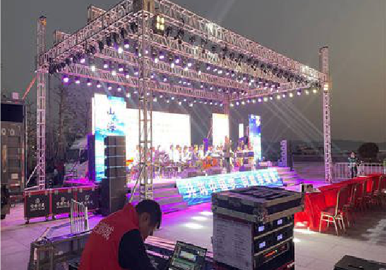 峨眉山活动搭建