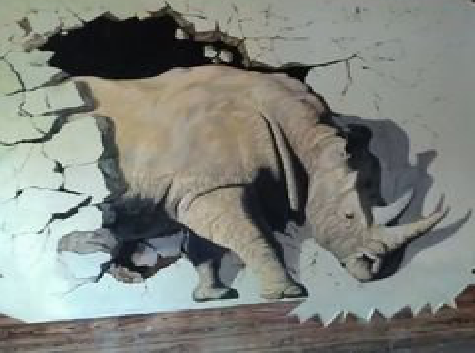 峨眉山在墙绘中，如何绘制3D效果？