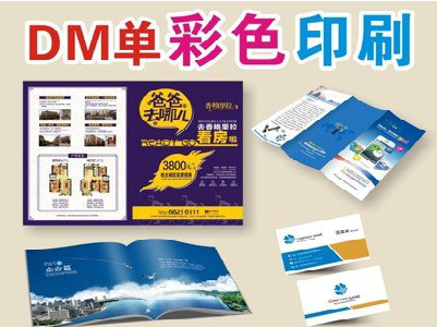 峨眉山单页印刷，色彩搭配简单。