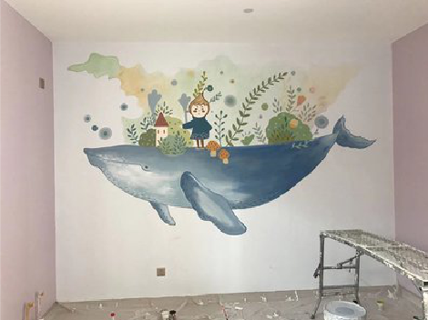 峨眉山手绘墙的特点及优势。