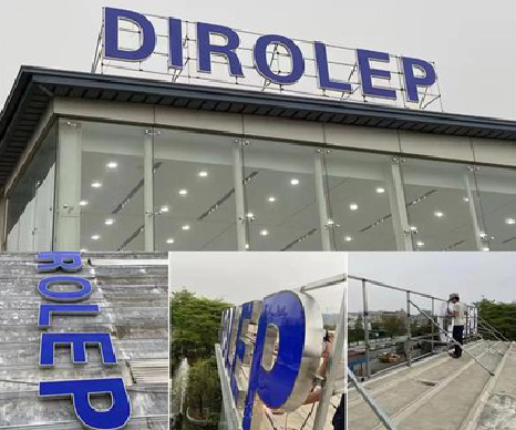 峨眉山楼顶发光字安装的注意事项。